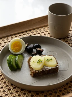 Discount Sebra Assiettes pour enfant Mums, 2 pièces Beige