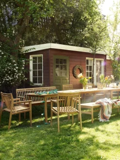 Fashion FDB Mobler Banc de jardin en teck Sammen