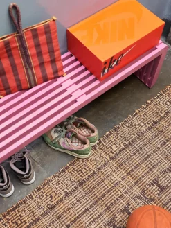 Online HKLIVING Banc en bois de sungkaï Bancu Rose
