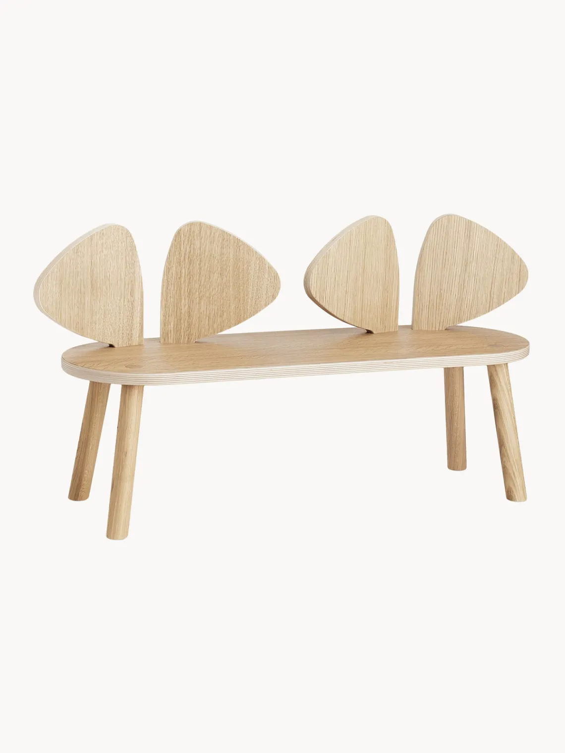 Discount Nofred Banc en bois pour enfant Mouse Chêne