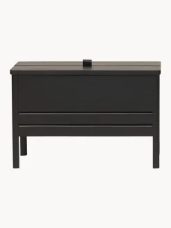 Sale Form & Refine Banc en chêne avec rangement A Line Bois de chêne, noir laqué