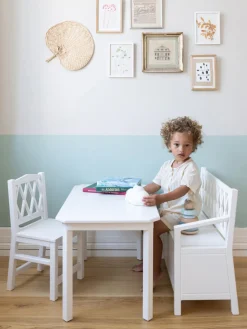 Outlet Cam Cam Copenhagen Banc pour enfant avec rangement Harlequin