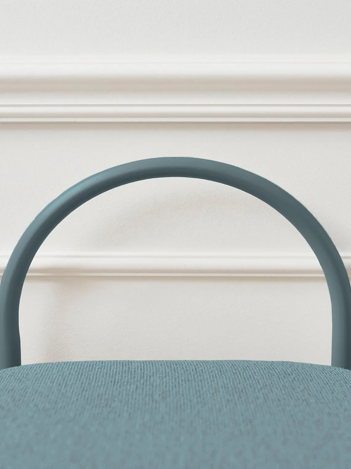 New AYTM Banc rembourré Angui Tissu gris-bleu
