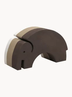 Clearance bObles Bascule Elephant, larg. 45 cm Blanc cassé, beige, brun foncé