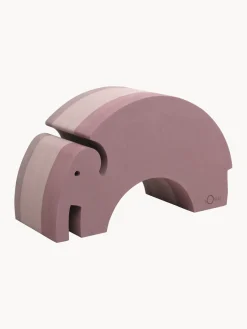 Best bObles Bascule Elephant, larg. 55 cm Mauve, rose pâle, vieux rose