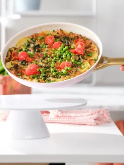 Outlet GreenPan Batterie de cuisine avec revêtement antiadhésif Padova, 10 élém. Rose, doré