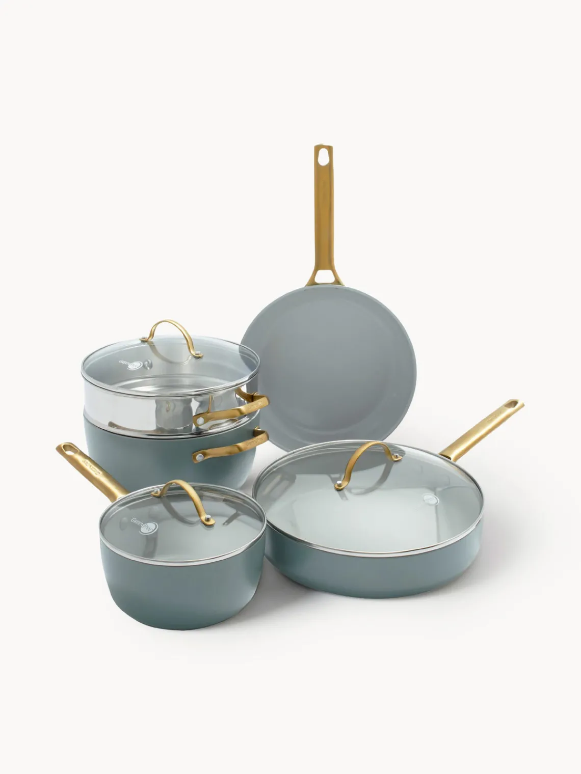 Discount GreenPan Batterie de cuisine avec revêtement antiadhésif Padova, 10 élém.