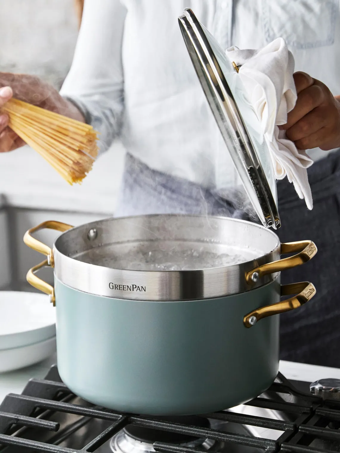 Discount GreenPan Batterie de cuisine avec revêtement antiadhésif Padova, 10 élém.