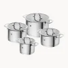 Best ZWILLING Batterie de cuisine en acier inoxydable TrueFlow, 4 pièces