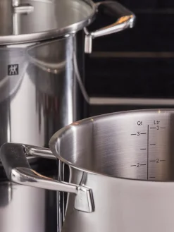 Hot ZWILLING Batterie de cuisine en acier inoxydable Poletto, 5 élém.