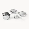 Sale ALESSI Batterie de cuisine en acier inoxydable Mami, 4 élém.