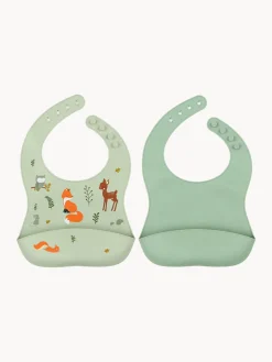 Clearance A Little Lovely Company Bavoirs en silicone Forest, 2 élém.