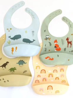 Clearance A Little Lovely Company Bavoirs en silicone Forest, 2 élém.