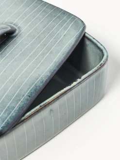 Online Broste Copenhagen Beurrier artisanal Nordic Sea Gris-bleu, chiné