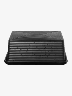 Sale ASA Selection Beurrier en porcelaine Demir Noir, chiné