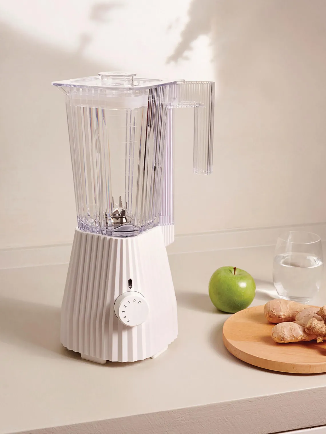 Online ALESSI Blender Plissé Blanc cassé, mat