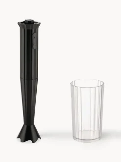 Hot ALESSI Blender plongeant avec récipient Plissé Noir