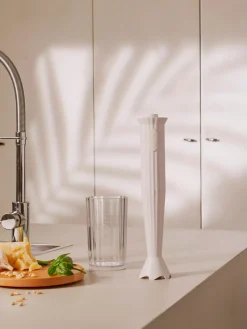 Best ALESSI Blender plongeant avec récipient Plissé Blanc cassé