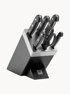 Clearance ZWILLING Bloc couteaux auto-affûtant Gourmet, 7 élém. Noir