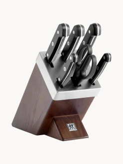 Clearance ZWILLING Bloc couteaux auto-affûtant Gourmet, 7 élém. Brun, noir