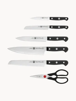 Clearance ZWILLING Bloc couteaux auto-affûtant Gourmet, 7 élém. Brun, noir