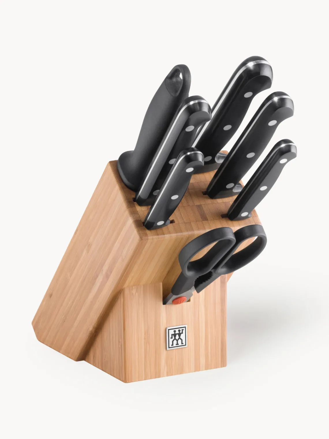 Best ZWILLING Bloc couteaux en bois de bambou Twin Chef, 8 élém.