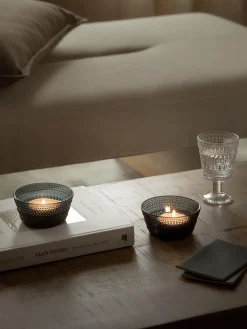 Discount iittala Bol à dip en verre Kastehelmi Gris foncé, transparent