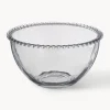 Sale Cote Table Bol en verre avec décor sur le bord Perles