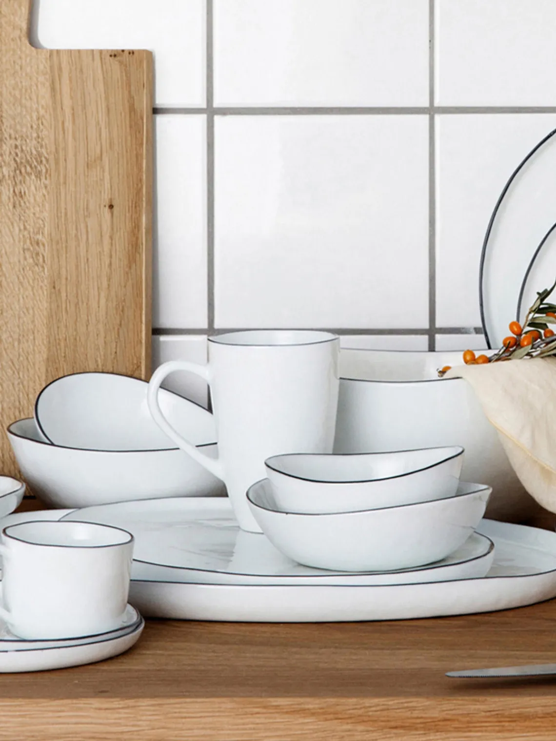 Sale Broste Copenhagen Bol en porcelaine Salt