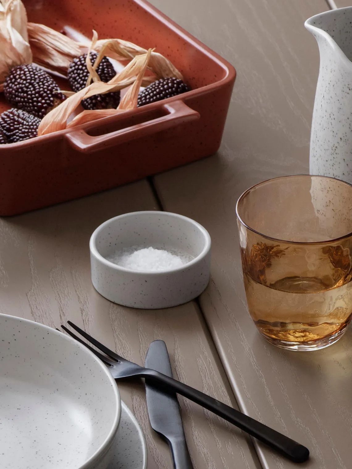 Clearance Broste Copenhagen Bols à dip artisanaux Nordic Vanilla, 4 pièces Blanc cassé, chiné