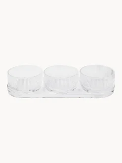 Online stelton Bols à dip avec plateau Pilastro, 4 élém.