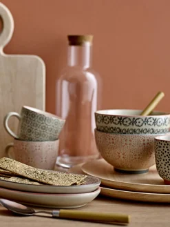 Online Bloomingville Bols à motifs Cécile, 4 élém.