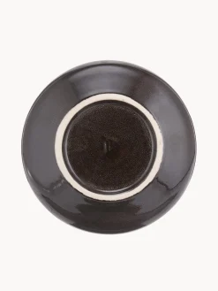 Best Broste Copenhagen Bols artisanaux Nordic Coal, 4 pièces Noir, chiné