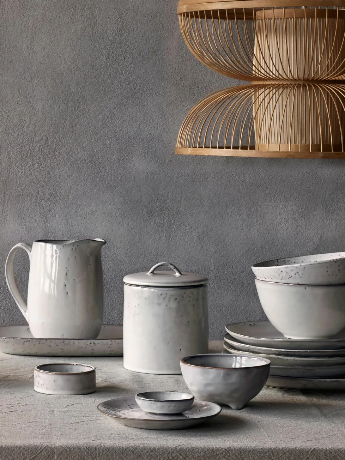 Clearance Broste Copenhagen Bols artisanaux Nordic Sand, 4 pièces