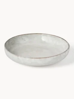 Discount Broste Copenhagen Bols artisanaux Nordic Sand, Ø 22 cm, 4 pièces Gris clair, chiné