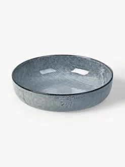 Outlet Broste Copenhagen Bols artisanaux Nordic Sea, Ø 17 cm, 4 pièces Gris-bleu, chiné