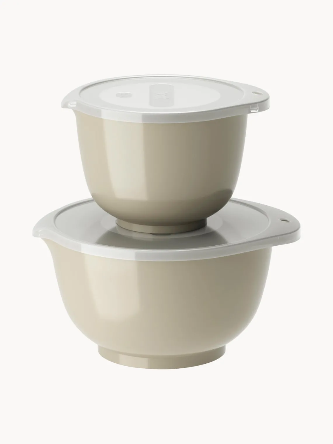 Clearance Rosti Bols avec couvercles Margarethe, 2 élém. Beige clair
