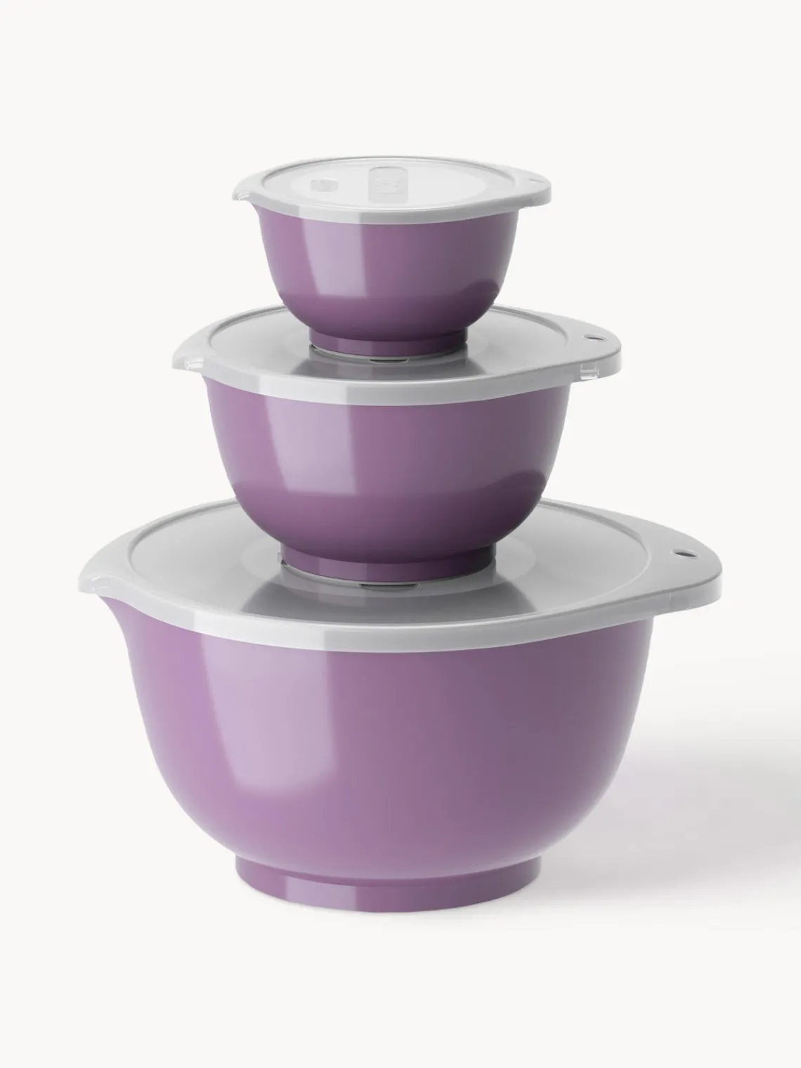 Online Rosti Bols avec couvercles Margarethe, 3 élém. Lilas