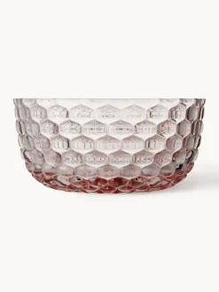 Clearance Kartell Bols avec surface texturée Jellies, 4 pièces Rose pâle