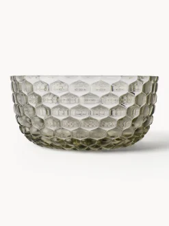 Clearance Kartell Bols avec surface texturée Jellies, 4 pièces Vert olive