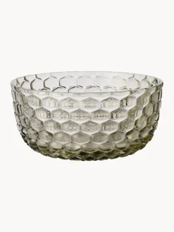 Clearance Kartell Bols avec surface texturée Jellies, 4 pièces Vert olive