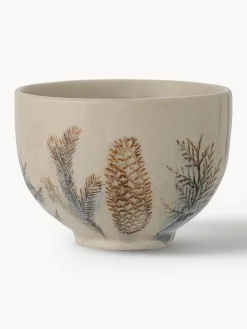 Clearance Bloomingville Bols en grès cérame motif hivernaL Hollie, 2 pièces