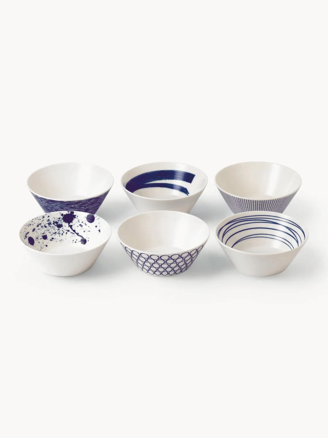 Hot ROYAL DOULTON Bols en porcelaine Pacific Blue, 6 élém.