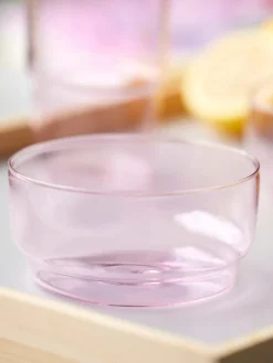 Outlet Lyngby Bols en verre borosilicaté Torino, 2 pièces Rose pâle, transparent