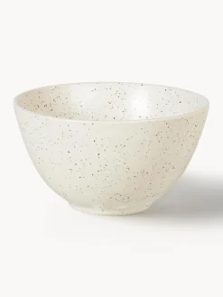 Sale Broste Copenhagen Bols rustiques artisanaux Nordic Vanilla, 4 pièces Blanc cassé, chiné