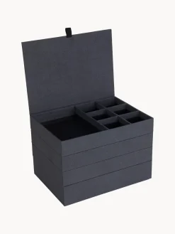 Clearance Bigso Box of Sweden Boîte à bijoux avec fermeture magnétique Precious Anthracite