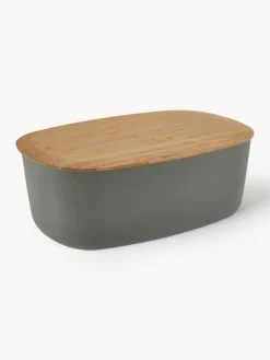Sale Rig-Tig Boîte à pain avec couvercle en bambou Box-It Gris foncé, bambou