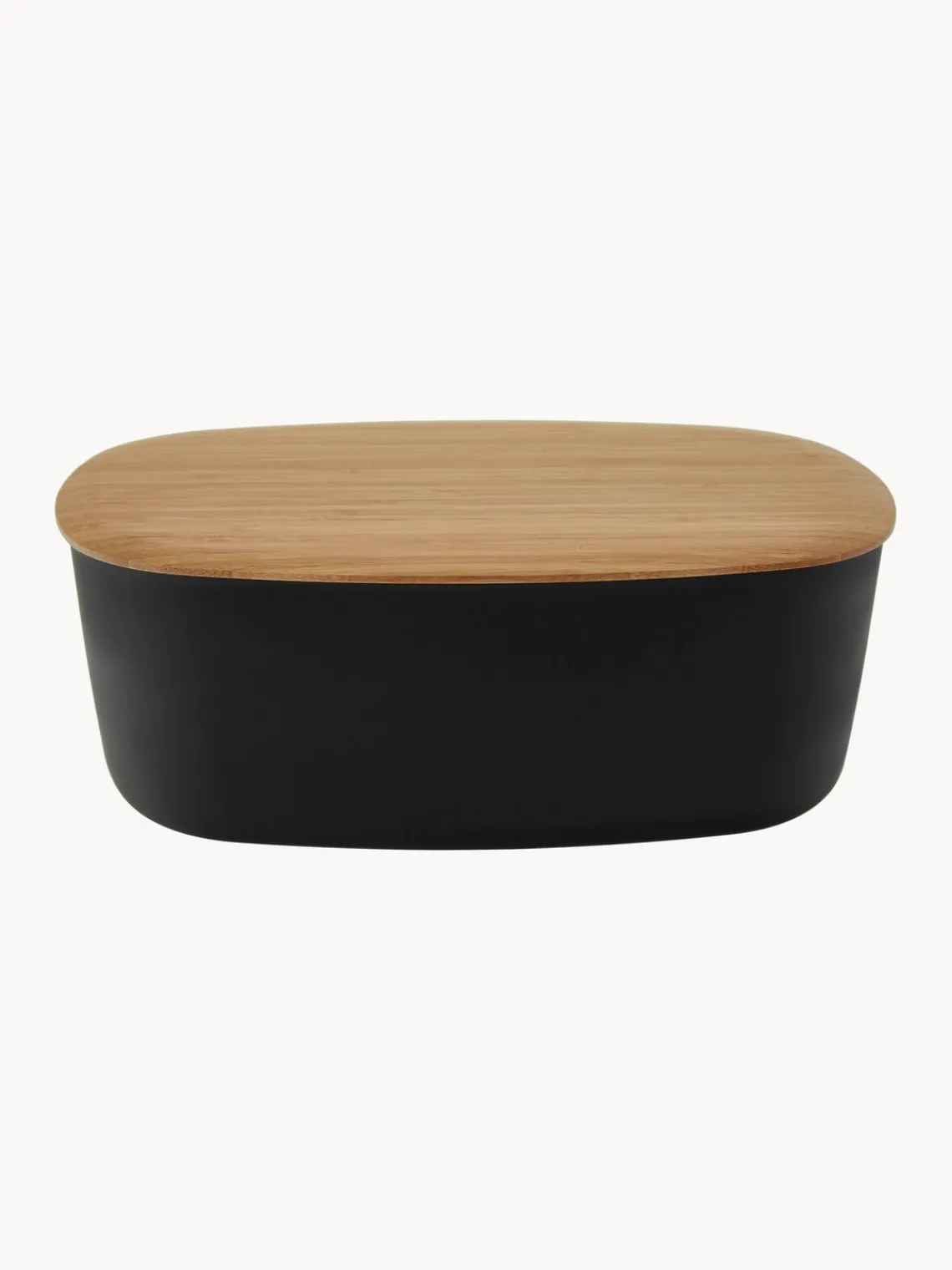 Fashion Rig-Tig Boîte à pain avec couvercle en bambou Box-It Noir, bambou