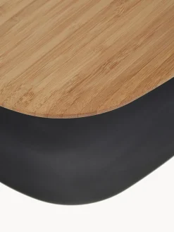 Fashion Rig-Tig Boîte à pain avec couvercle en bambou Box-It Noir, bambou