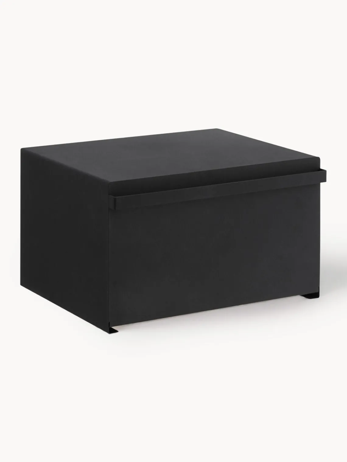 Outlet Yamazaki Boîte à pain avec ouverture magnétique Tosca Noir, mat